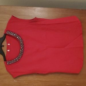 Red dressy tank top